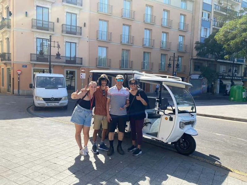 Valencia: Full 2-Hour Tuk Tuk Tour - Mestalla and the route toward the sea