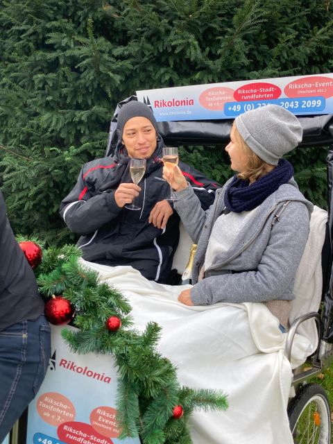 Winter Champagne Tour by Rickshaw - Why a rickshaw is a smart way to see central Cologne