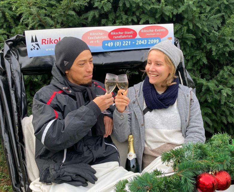 Winter Champagne Tour by Rickshaw - Old Town streets and 2,000 years of Cologne
