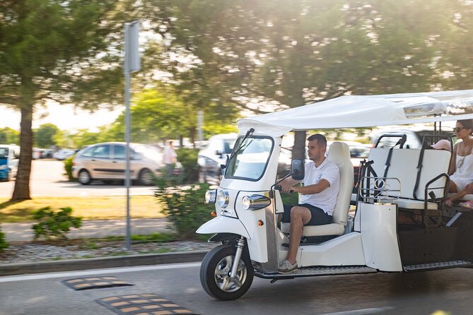 Zadar: City and Wine Tour in Zadar with Eco Tuk Tuk - Kolovare Beach and Zadar beyond the old town